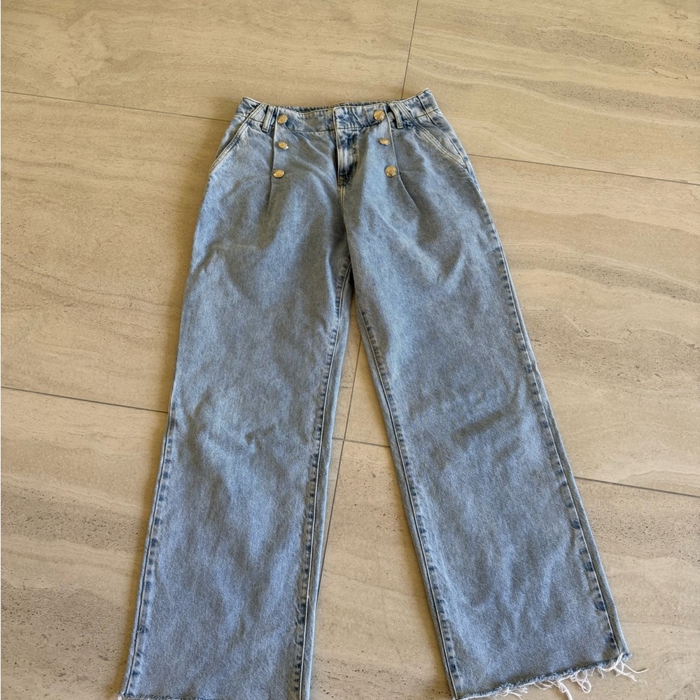 Zara Light Blue Denim Jeans
